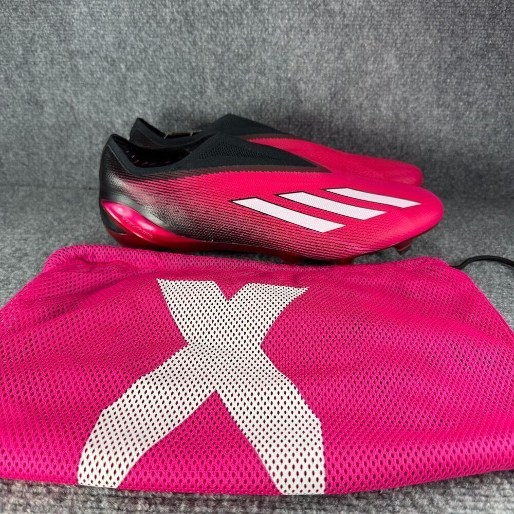 Adidas X Speedportal FG Mens 12.5 Soccer Cleats Pink Black Firm Ground